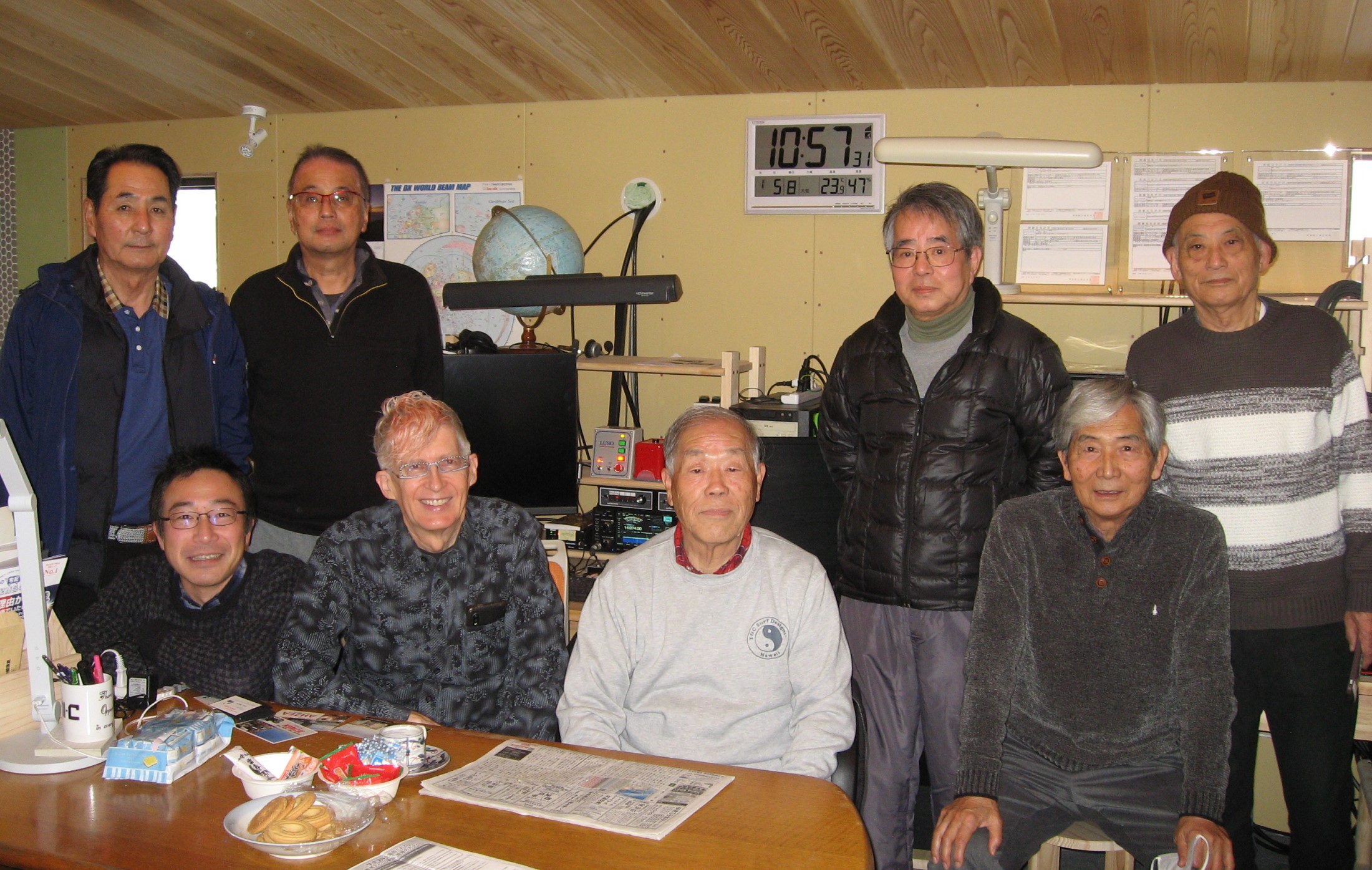 AK6KN/Dr.Stephen Palmシャック訪問1